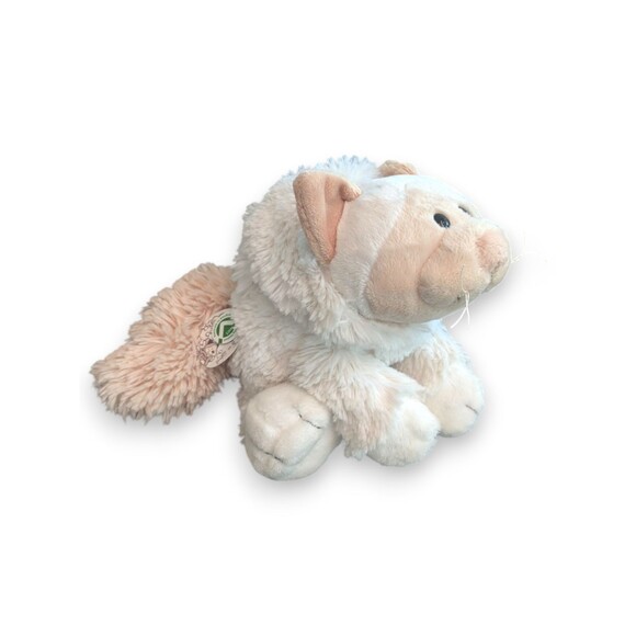 NWT NICI 2016 Its Winter White Cream Snow Cat w/ Hoodie Plush 11'' - Picture 1 of 9